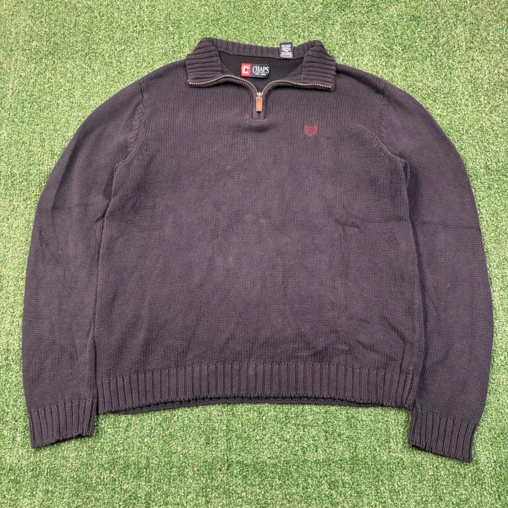 Vintage 2000's Chaps Ralph Lauren Quarter Zip Sweater